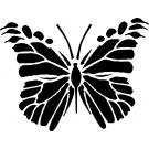 Stencil Schablone Schmetterling 2